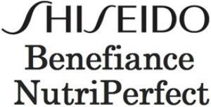 Paraqitja e markës SHISEIDO Benefiance NutriPerfect