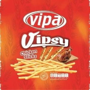 Paraqitja e markës vipa Vipsy Chicken Sticks
