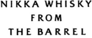 Paraqitja e markës NIKKA WHISKY FROM THE BARREL