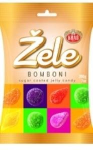 The representation of the trademark ZELE BOMBONI