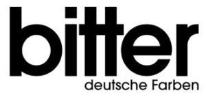 Paraqitja e markës bitter deutsche Farben