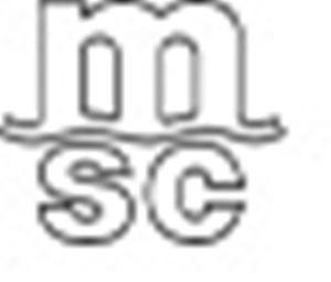 Die Wiedergabe der Marke msc