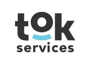 La riproduzione del marchio TOK services
