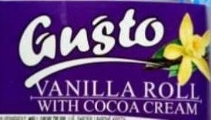 Paraqitja e markës Gusto Vanilla roll