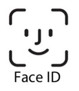 The representation of the trademark Face ID