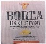 Paraqitja e markës BOREA RAKI F'TONI
