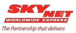 La reproduction de la marque SKYNET WORLDWIDE EXPRESS