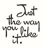 Paraqitja e markës Just the way you it like