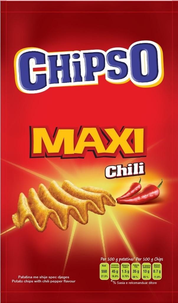 The representation of the trademark CHIPSO MAXI CHILI