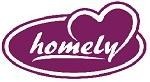 Die Wiedergabe der Marke homely