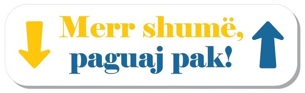 Paraqitja e markës Merr shumë, paguaj pak