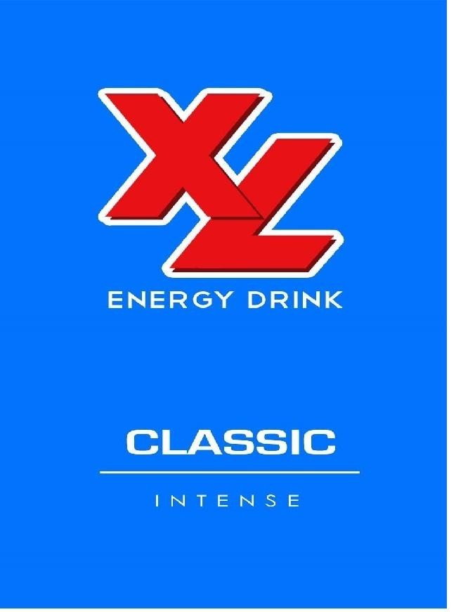 Paraqitja e markës XL ENERGY DRINK