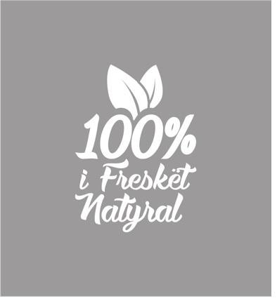 Paraqitja e markës 100% i Freskët Natyral