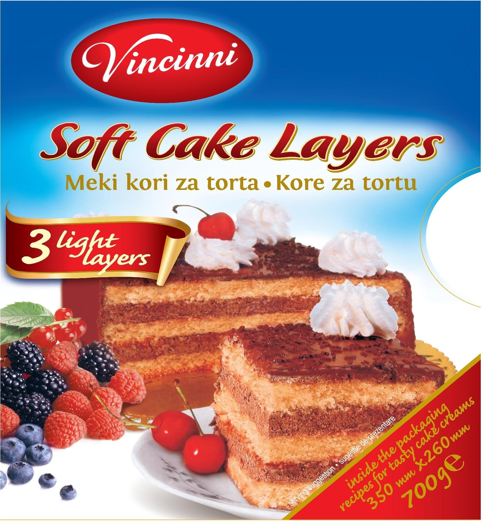 Die Wiedergabe der Marke Vincinni