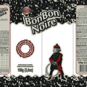 La riproduzione del marchio BonBon Noire