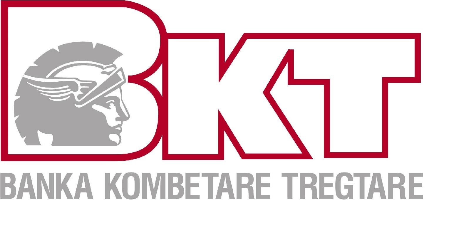 The representation of the trademark BKT BANKA KOMBETARE TREGTARE