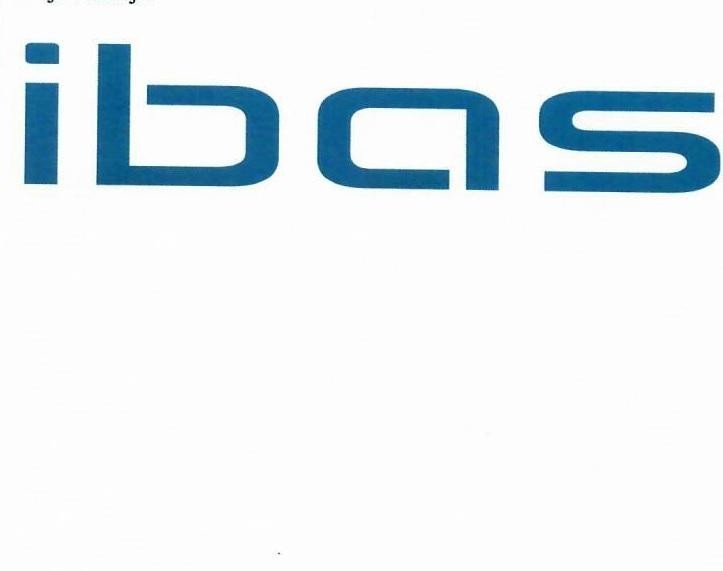 Die Wiedergabe der Marke IBAS