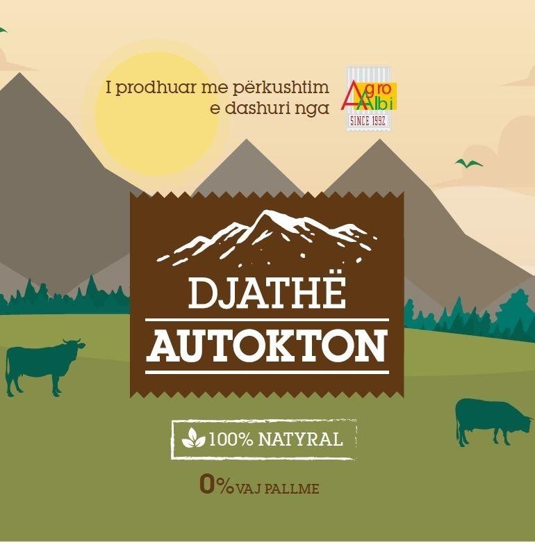 Paraqitja e markës djathë autokton