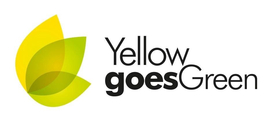 Paraqitja e markës yellow goes green