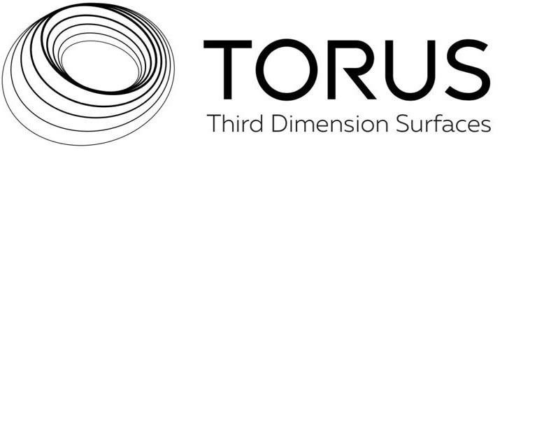 Die Wiedergabe der Marke torus