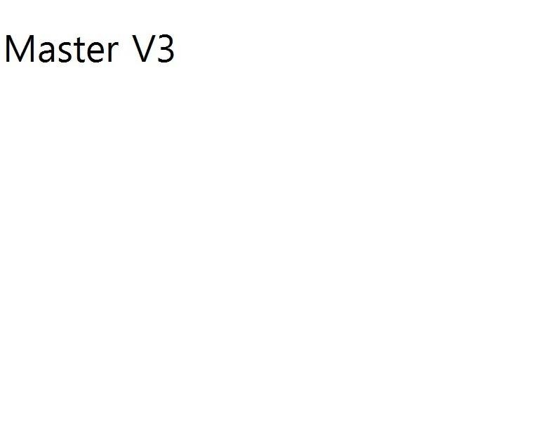 The representation of the trademark MASTER V3