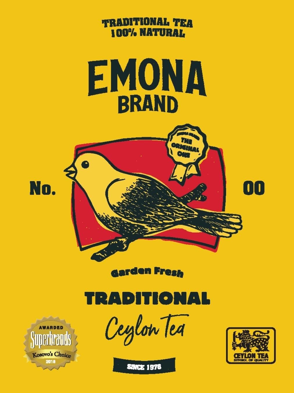 The representation of the trademark EMONA BRAND TRADITIONAL