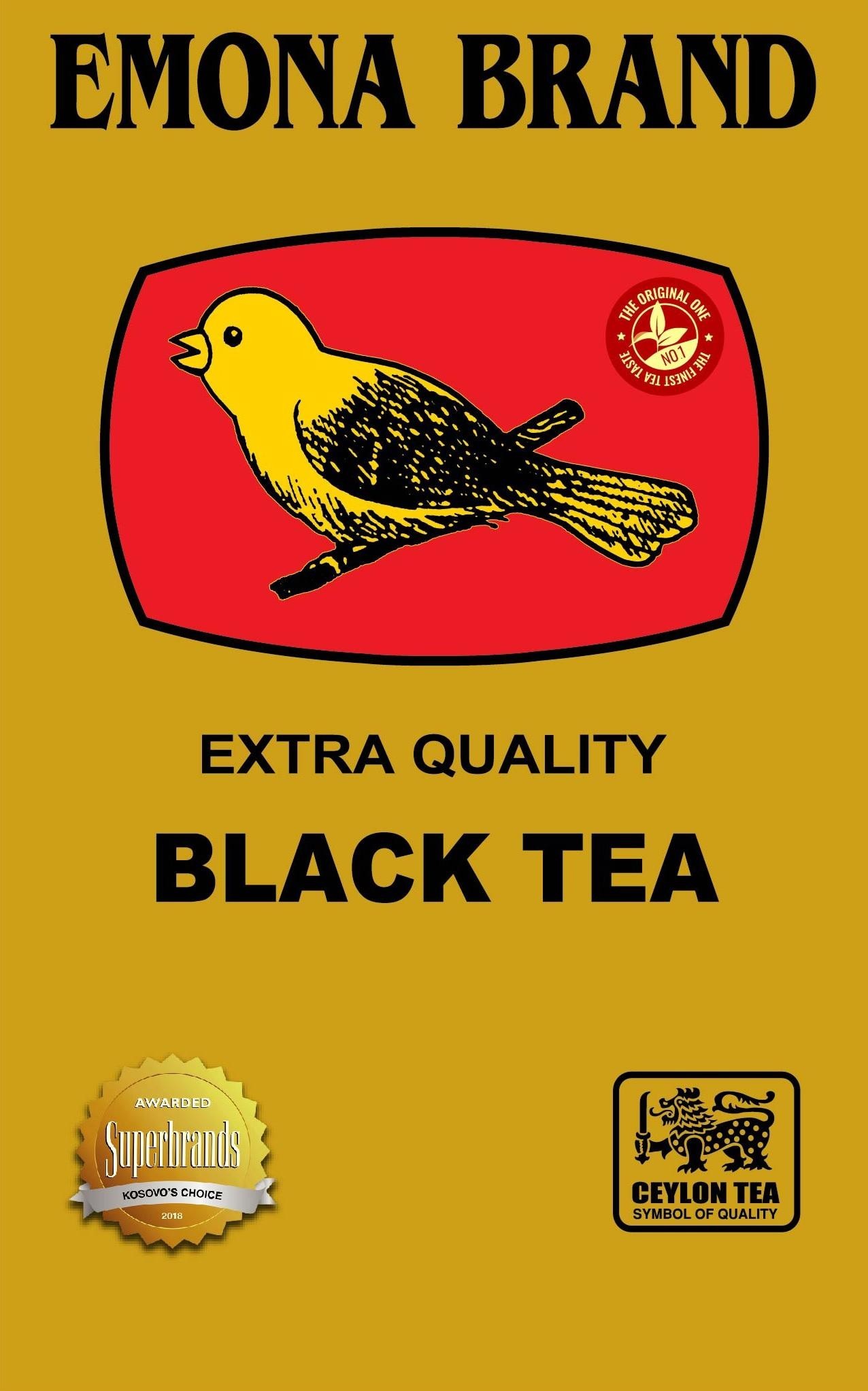 Paraqitja e markës EMONA BRAND BLACK TEA