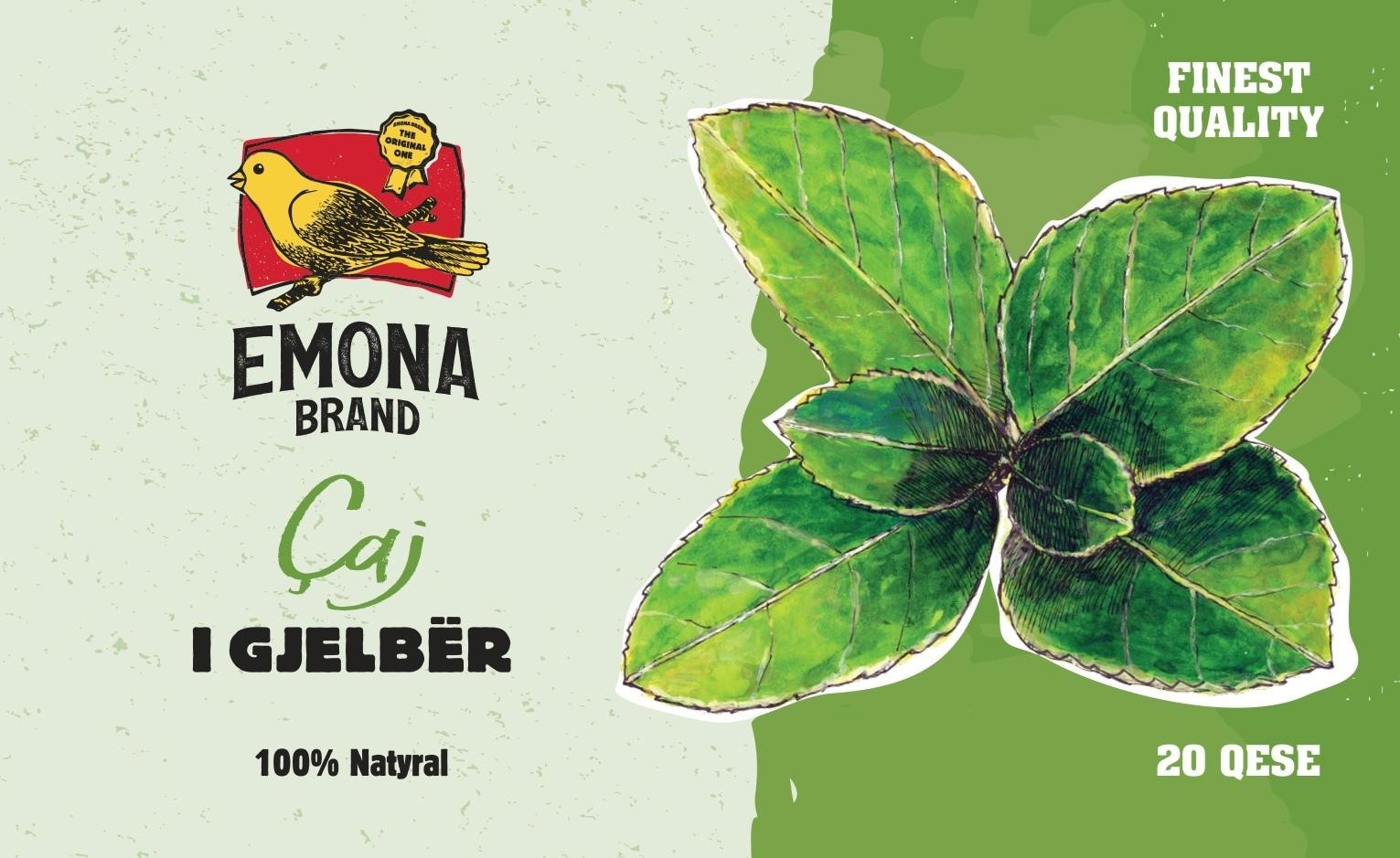 Paraqitja e markës emona brand i gjelbert