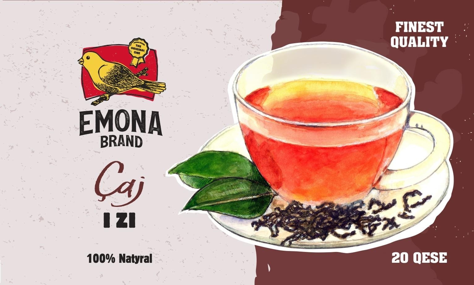 Paraqitja e markës EMONA BRAND CAJ I ZI