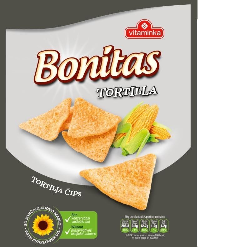 Paraqitja e markës Bonitas tortila