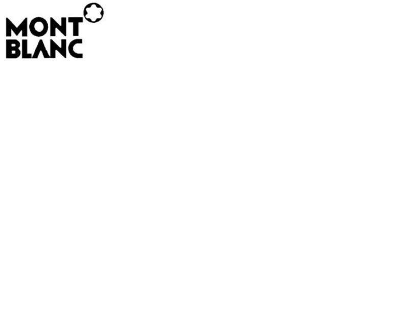 The representation of the trademark mont blanc