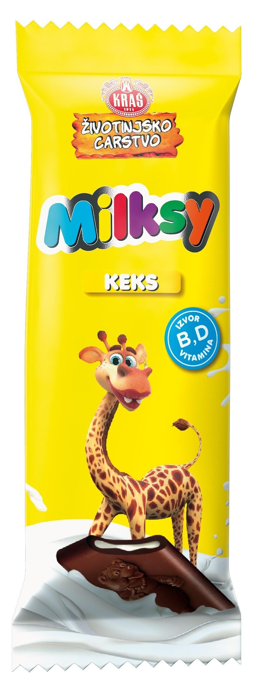 Paraqitja e markës milksy keks