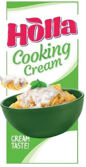 Paraqitja e markës HOLLA COOKING CREAM