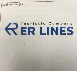 The representation of the trademark ER LINES