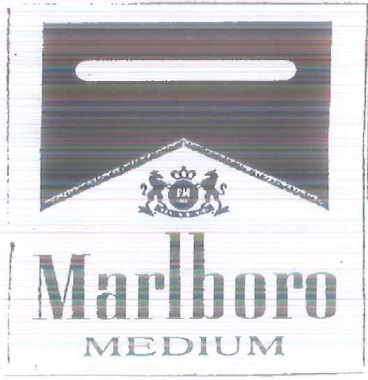 Paraqitja e markës MARLBORO MEDIUM
