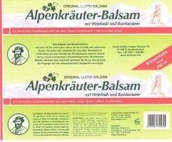 Paraqitja e markës Alpenkrauter-balsam