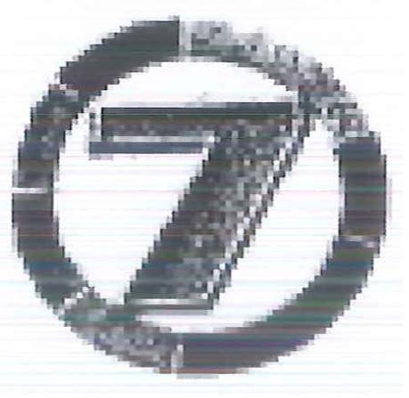La riproduzione del marchio 7