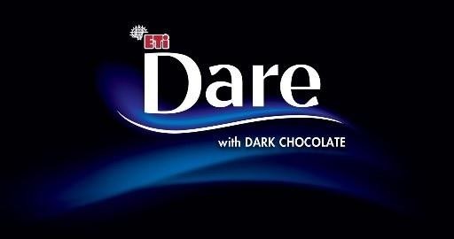 Paraqitja e markës ETI DARE WITH DARK CHOCOLATE