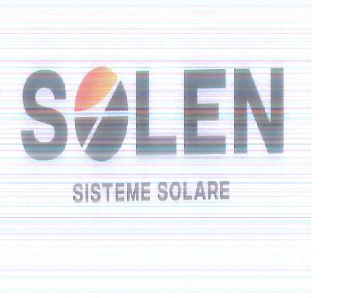 The representation of the trademark SOLEN