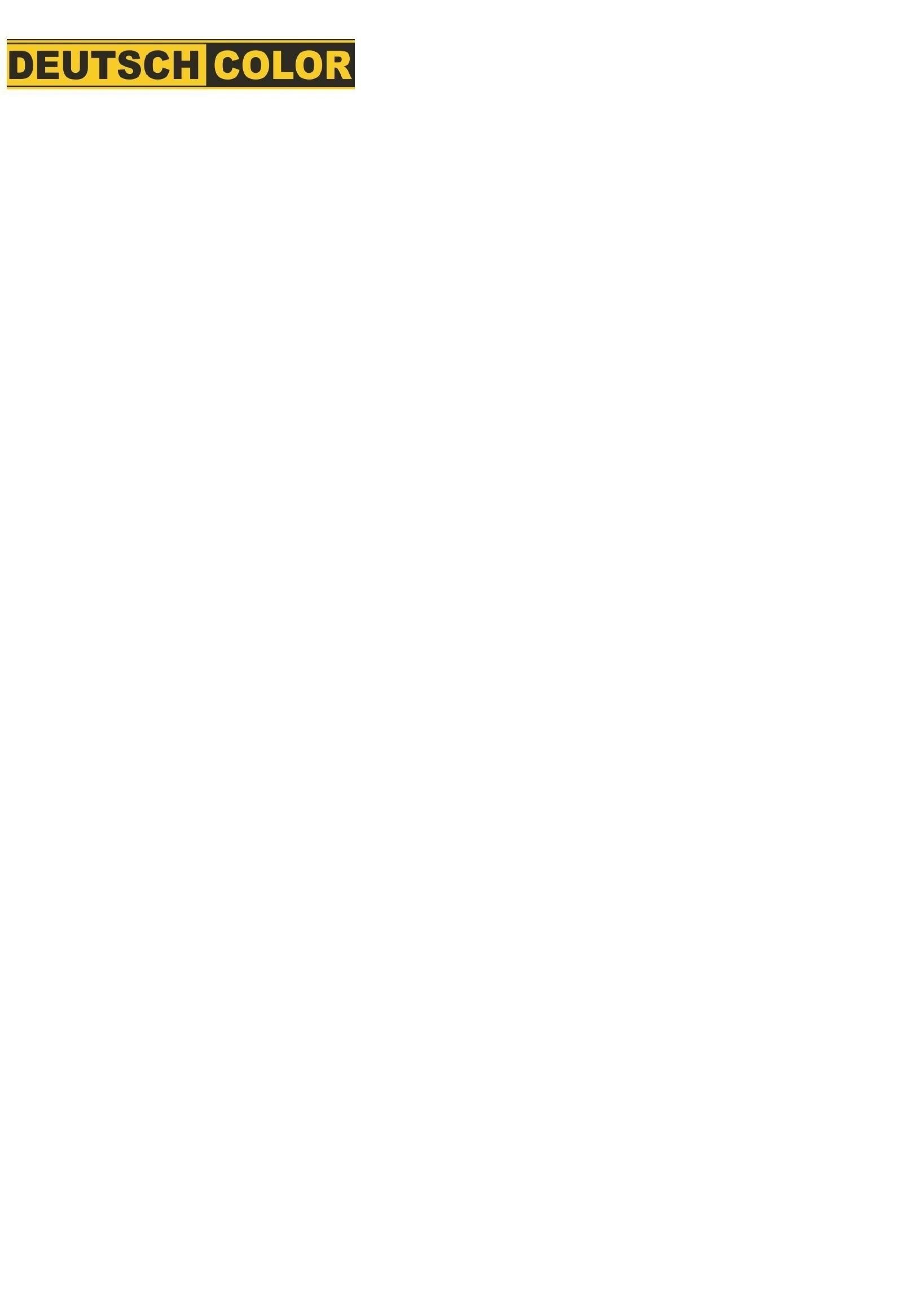 The representation of the trademark DEUTSCHCOLOR