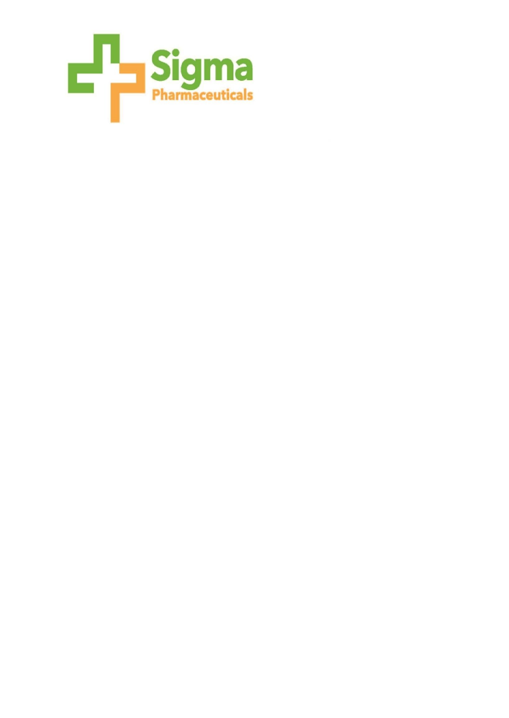 The representation of the trademark SIGMA PHARMACEUTICALS