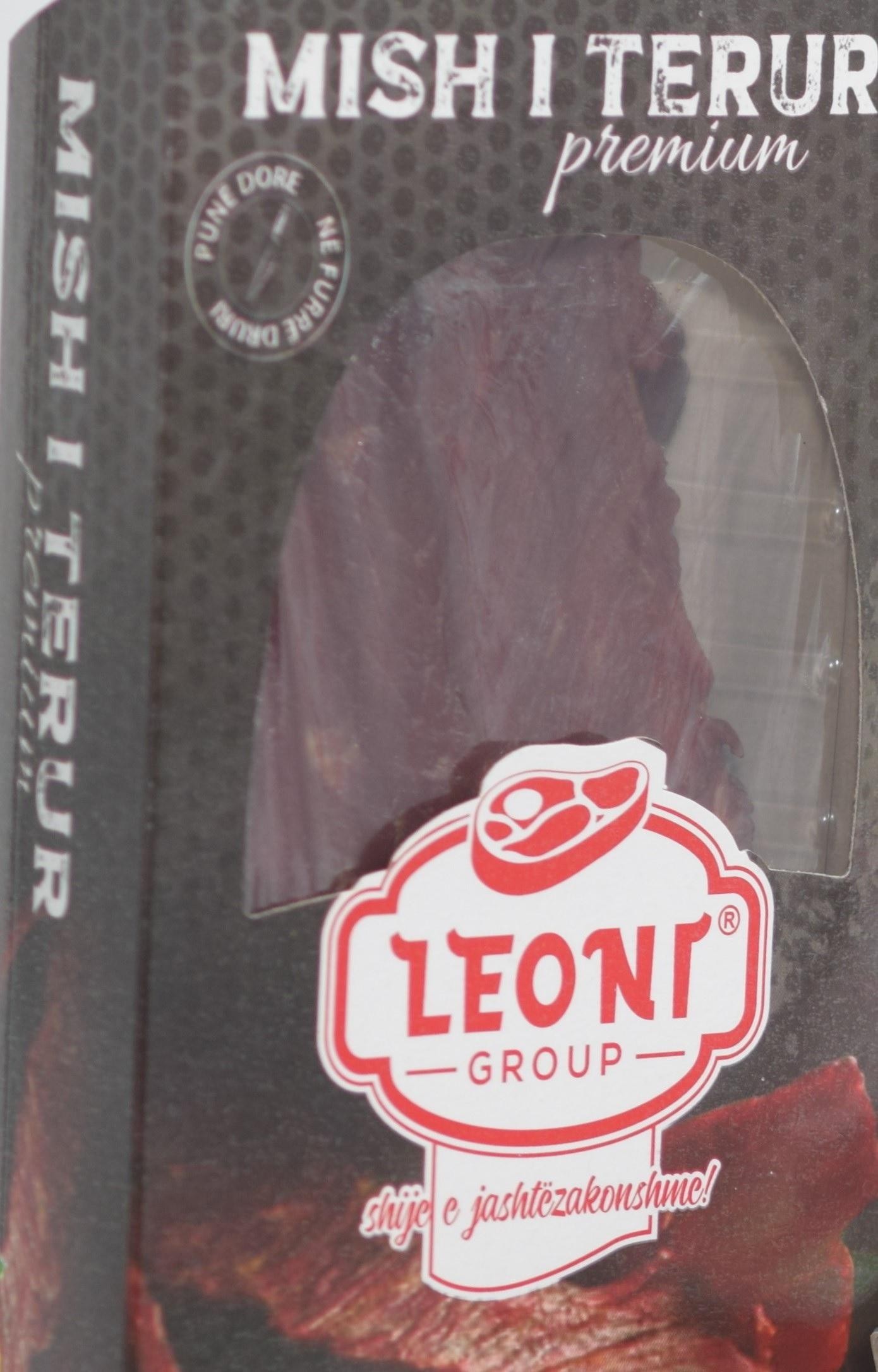 Paraqitja e markës leoni mish i terur