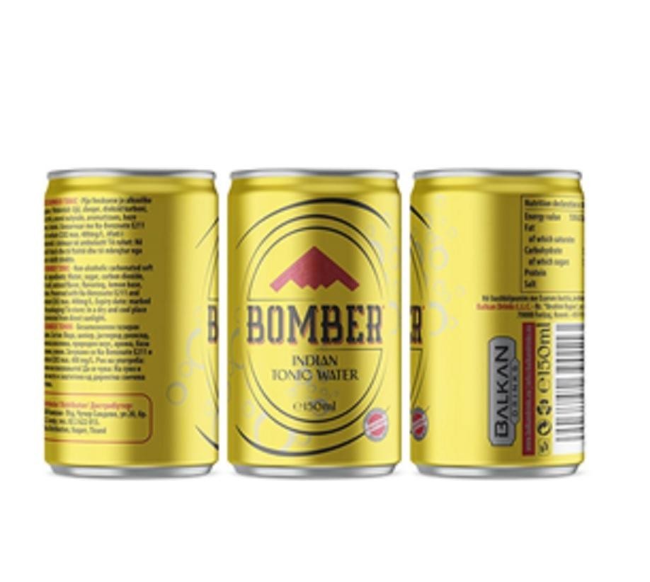 Paraqitja e markës BOMBER INDIAN TONIC WATER