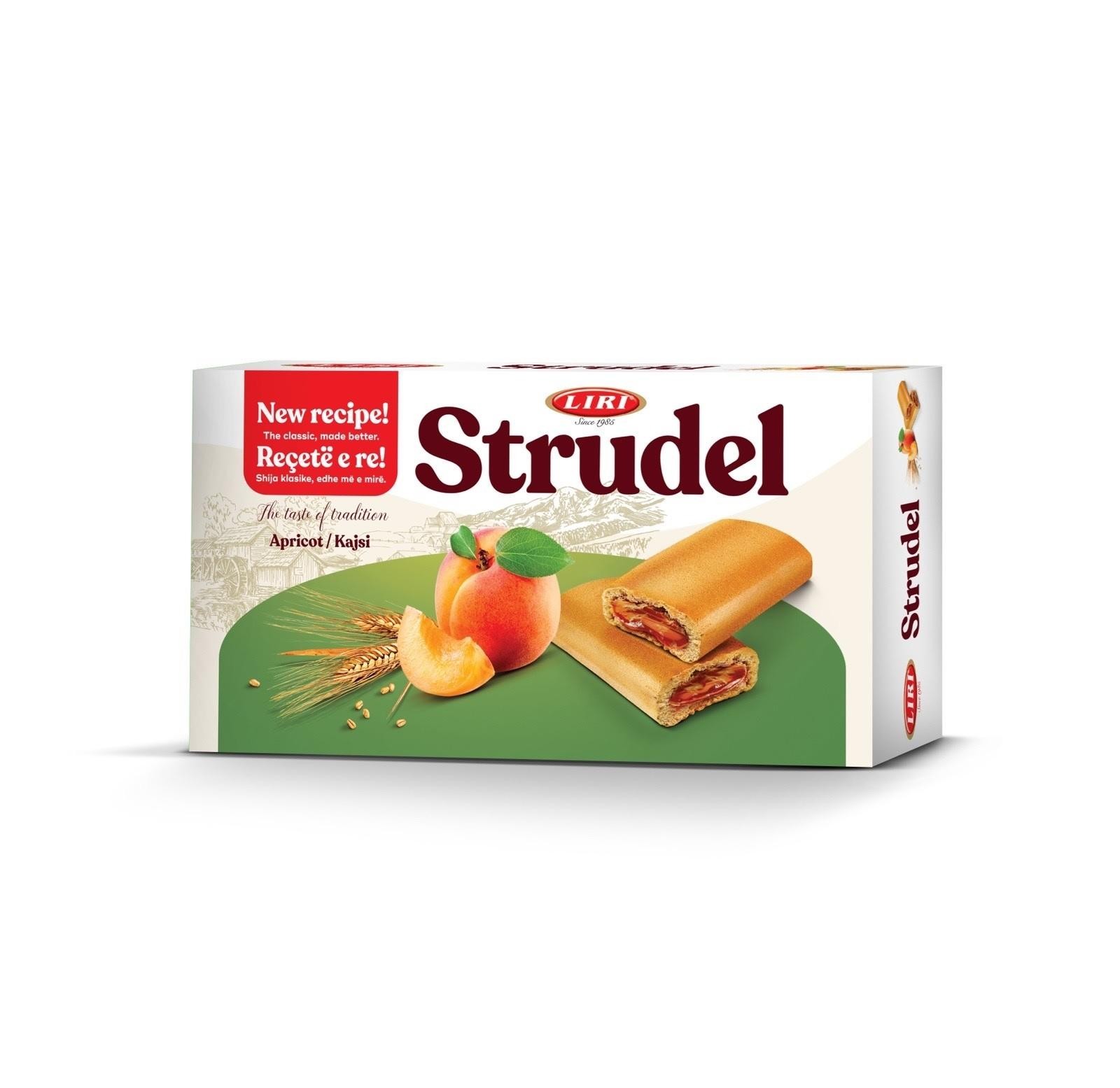 Paraqitja e markës strudel kajsi