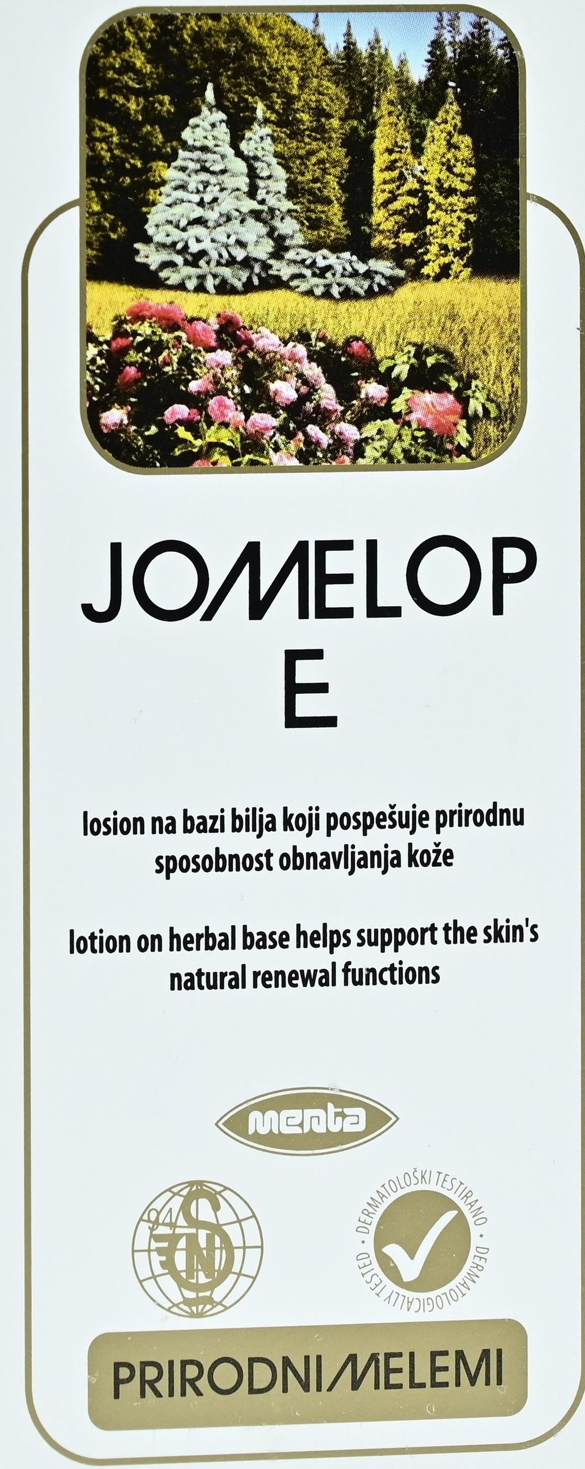 La riproduzione del marchio JOMELOP E
