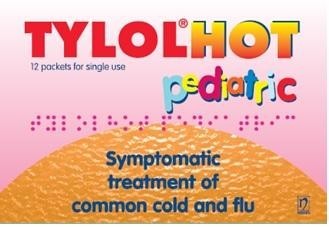 Paraqitja e markës TYLOLHOT pediatric