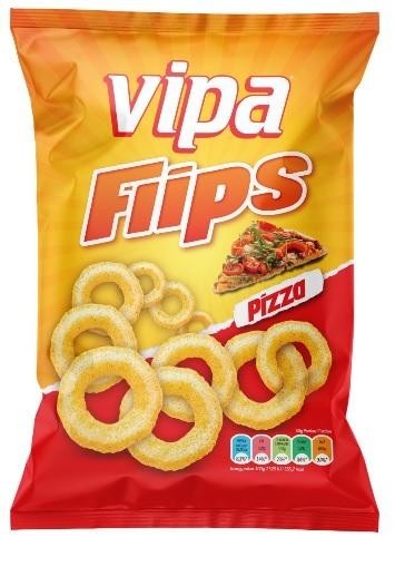 Paraqitja e markës vipa Flips pizza