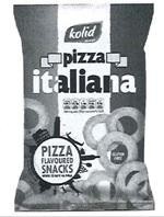 Paraqitja e markës kolid pizza italiana
