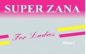 The representation of the trademark SUPER ZANA