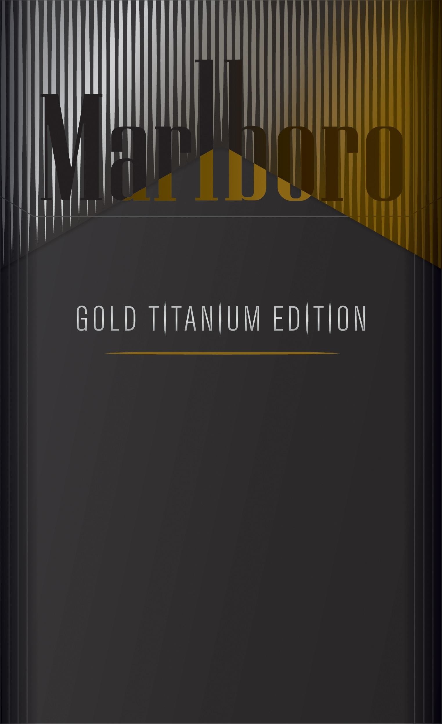 Paraqitja e markës Marlboro gold titanium edition